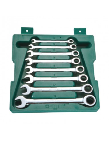 LLAVE COMBINADA JGO RATCHET ESTUCHE...