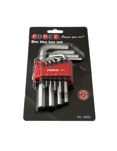 FORCE 5093 JUEGO 9 LLAVES ALLEN CON...
