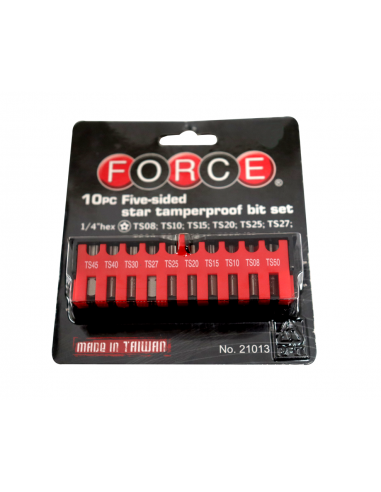 FORCE 21013 JUEGO 10 CUBOS TORX...