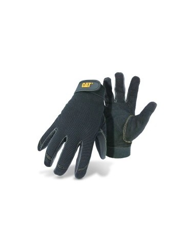 GUANTE POLIESTER Y  CUERO TALLA 9